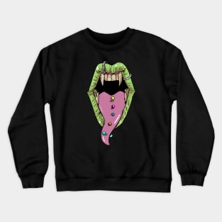 Vampire Teeth Crewneck Sweatshirt